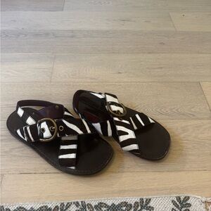 Marc Jacob’s Zebra Print Sandals